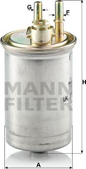 Mann-Filter WK 853/7 - Горивен филтър vvparts.bg
