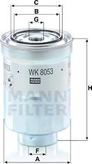 Mann-Filter WK 8053 z - Горивен филтър vvparts.bg