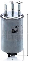 Mann-Filter WK 8069 - Горивен филтър vvparts.bg