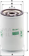 Mann-Filter WK 8001 - Горивен филтър vvparts.bg