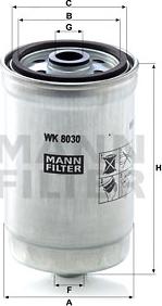 Mann-Filter WK 8030 - Горивен филтър vvparts.bg