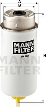 Mann-Filter WK 8104 - Горивен филтър vvparts.bg