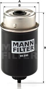 Mann-Filter WK 8102 - Горивен филтър vvparts.bg