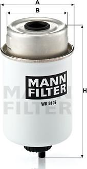 Mann-Filter WK 8107 - Горивен филтър vvparts.bg