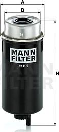 Mann-Filter WK 8170 - Горивен филтър vvparts.bg