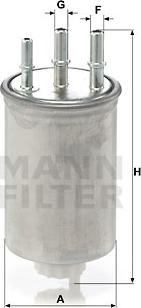 Mann-Filter WK 829/6 - Горивен филтър vvparts.bg