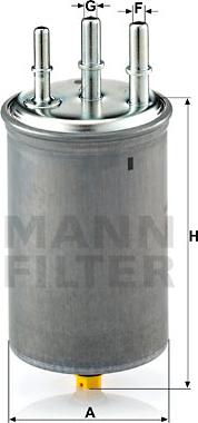 Mann-Filter WK 829/7 - Горивен филтър vvparts.bg