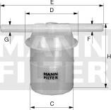 Mann-Filter WK 42/83 - Горивен филтър vvparts.bg