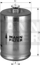 Mann-Filter WK 725/1 - Горивен филтър vvparts.bg