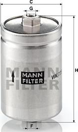 Mann-Filter WK 725 - Горивен филтър vvparts.bg