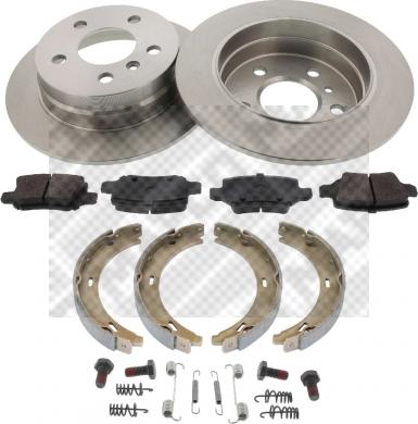 Mapco 47817 - Спирачен комплект, дискови спирачки vvparts.bg