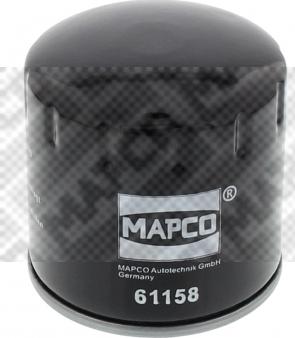 Mapco 61158 - Маслен филтър vvparts.bg