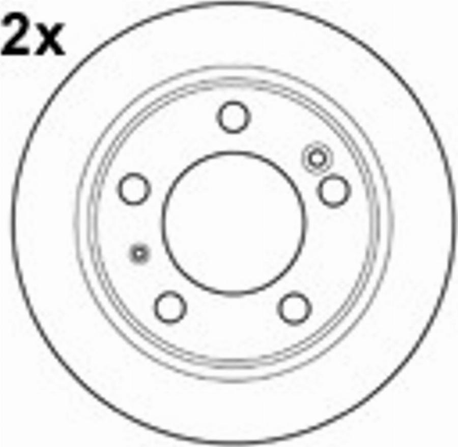 Mapco 154192 - Спирачен диск vvparts.bg