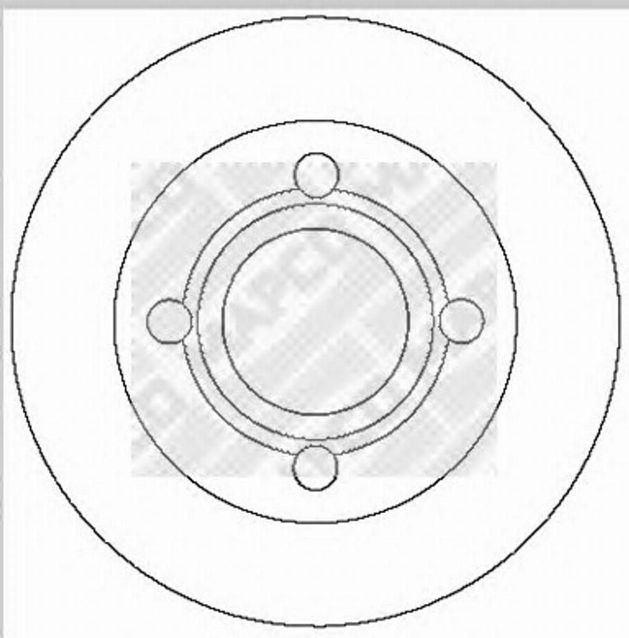 Mapco 15706 - Спирачен диск vvparts.bg