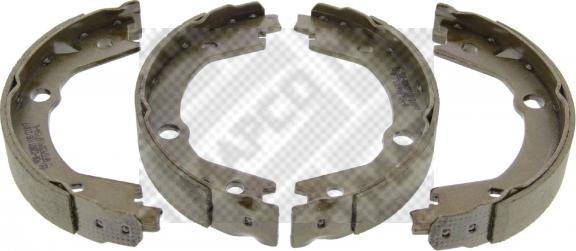 Mapco 8558 - Комплект спирачна челюст, ръчна спирачка vvparts.bg