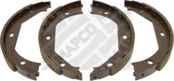 Mapco 8843 - Комплект спирачна челюст, ръчна спирачка vvparts.bg