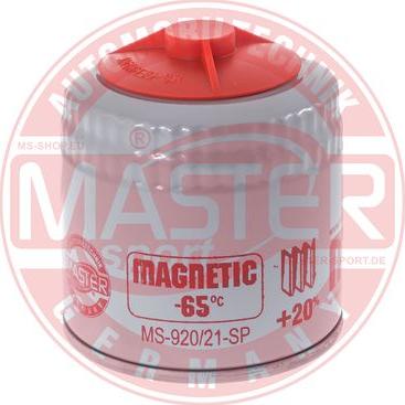 MASTER-SPORT GERMANY 920/21/M+20-PCS-MS - Маслен филтър vvparts.bg