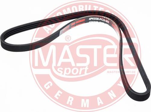 MASTER-SPORT GERMANY 4PK938-PCS-MS - Пистов ремък vvparts.bg