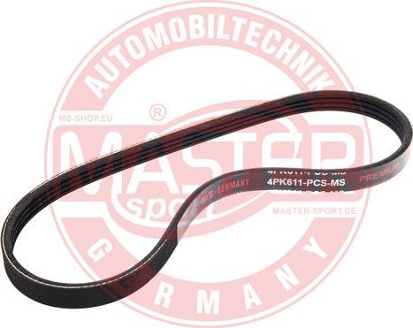 MASTER-SPORT GERMANY 4PK611-PCS-MS - Пистов ремък vvparts.bg