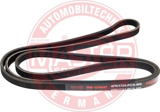 MASTER-SPORT GERMANY 4PK1708-PCS-MS - Пистов ремък vvparts.bg