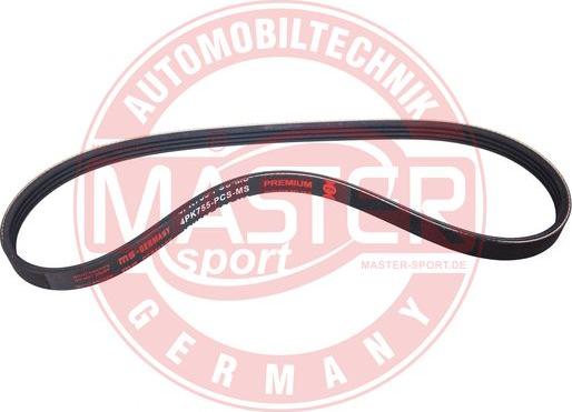 MASTER-SPORT GERMANY 4PK755-PCS-MS - Пистов ремък vvparts.bg