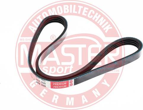 MASTER-SPORT GERMANY 4PK760-PCS-MS - Пистов ремък vvparts.bg