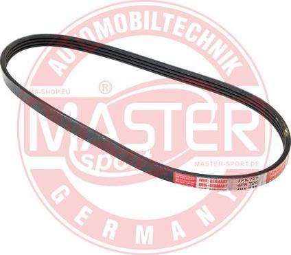 MASTER-SPORT GERMANY 4PK725-PCS-MS - Пистов ремък vvparts.bg