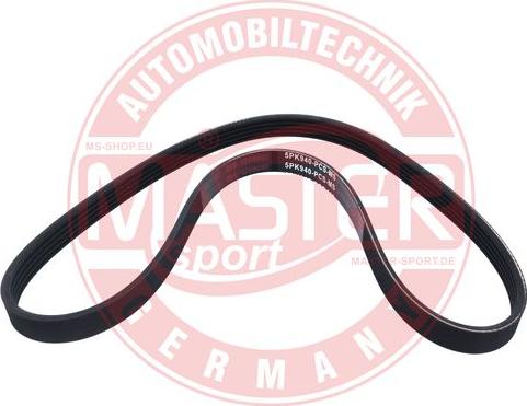 MASTER-SPORT GERMANY 5PK940-PCS-MS - Пистов ремък vvparts.bg