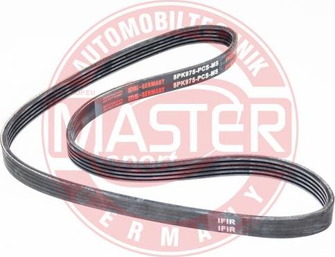 MASTER-SPORT GERMANY 5PK975-PCS-MS - Пистов ремък vvparts.bg