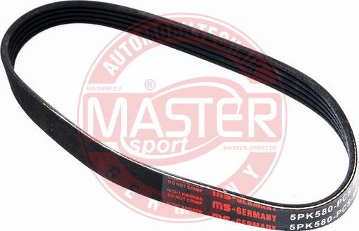 MASTER-SPORT GERMANY 5PK580-PCS-MS - Пистов ремък vvparts.bg