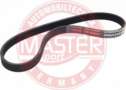 MASTER-SPORT GERMANY 5PK675-PCS-MS - Пистов ремък vvparts.bg