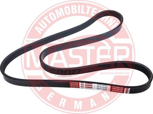 MASTER-SPORT GERMANY 5PK1240-PCS-MS - Пистов ремък vvparts.bg