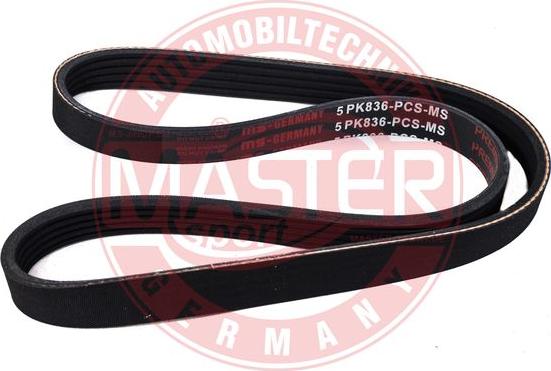 MASTER-SPORT GERMANY 5PK836-PCS-MS - Пистов ремък vvparts.bg