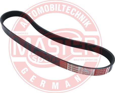 MASTER-SPORT GERMANY 6PK850-PCS-MS - Пистов ремък vvparts.bg