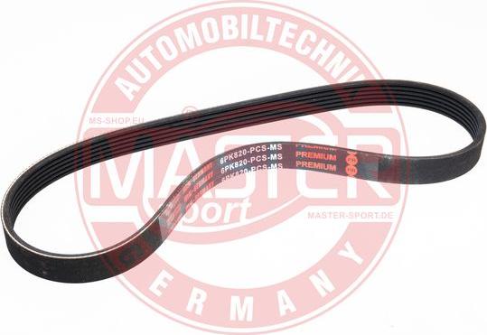 MASTER-SPORT GERMANY 6PK820-PCS-MS - Пистов ремък vvparts.bg