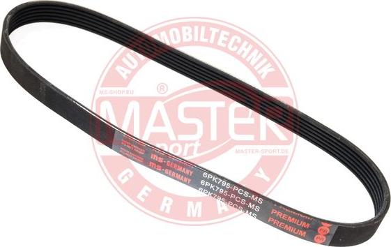 MASTER-SPORT GERMANY 6PK795-PCS-MS - Пистов ремък vvparts.bg