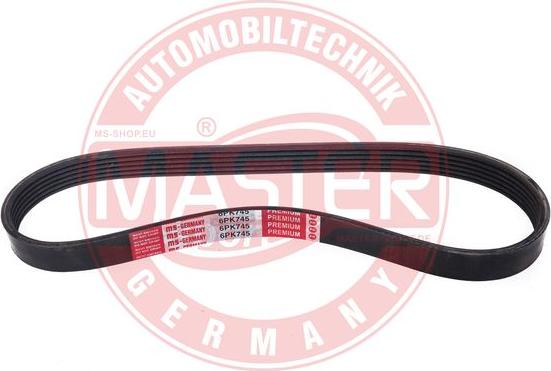 MASTER-SPORT GERMANY 6PK745-PCS-MS - Пистов ремък vvparts.bg