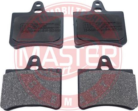 MASTER-SPORT GERMANY 13046049212N-SET-MS - Комплект спирачно феродо, дискови спирачки vvparts.bg