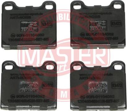 MASTER-SPORT GERMANY 13046040362N-SET-MS - Комплект спирачно феродо, дискови спирачки vvparts.bg