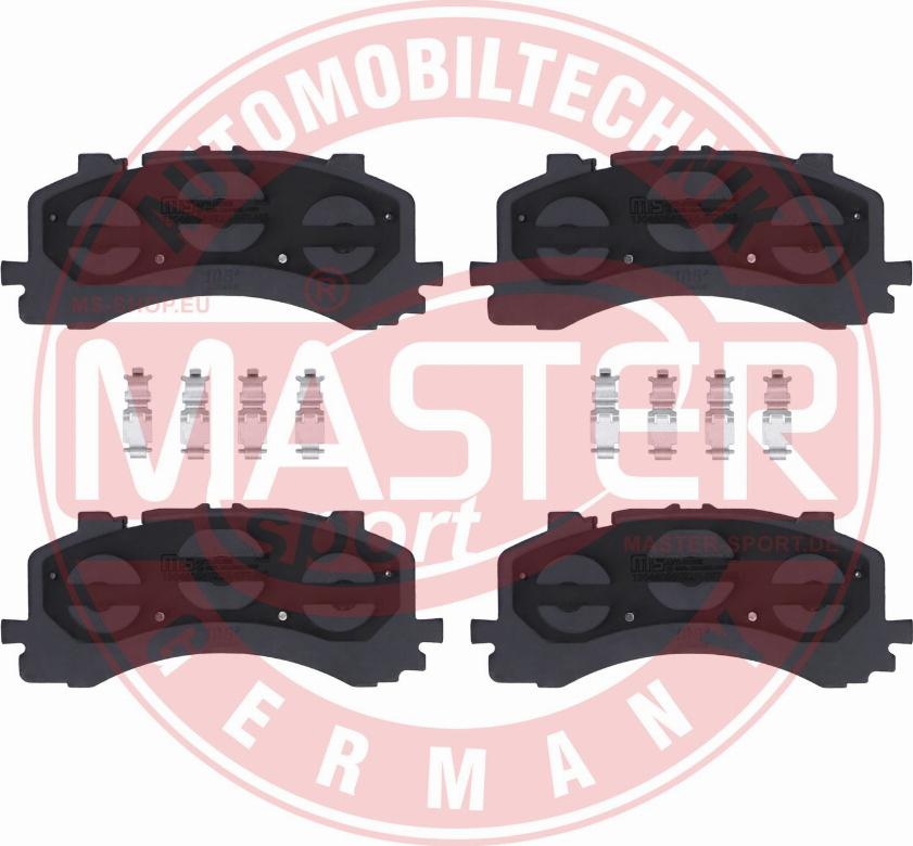 MASTER-SPORT GERMANY 13046056922N-SET-MS - Комплект спирачно феродо, дискови спирачки vvparts.bg