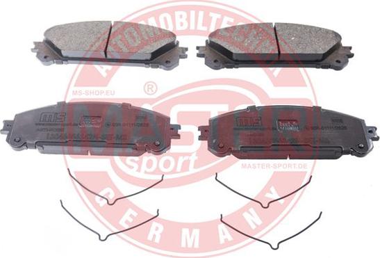 MASTER-SPORT GERMANY 13046056342N-SET-MS - Комплект спирачно феродо, дискови спирачки vvparts.bg