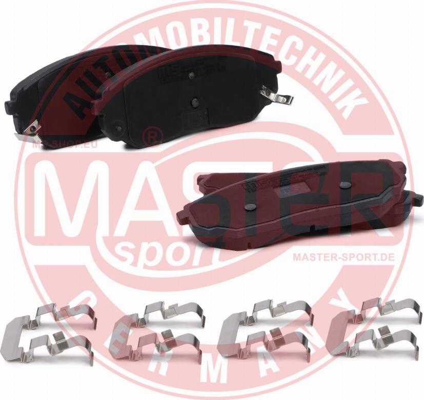 MASTER-SPORT GERMANY 13046057722N-SET-MS - Комплект спирачно феродо, дискови спирачки vvparts.bg