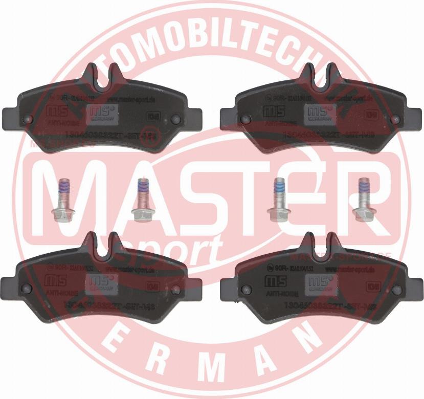 MASTER-SPORT GERMANY 13046038322T-SET-MS - Комплект спирачно феродо, дискови спирачки vvparts.bg