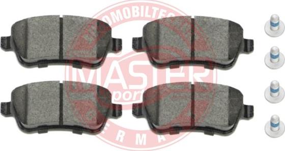 MASTER-SPORT GERMANY 13046038252N-SET-MS - Комплект спирачно феродо, дискови спирачки vvparts.bg