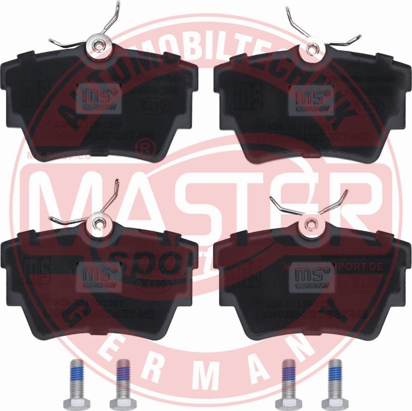 MASTER-SPORT GERMANY 13046028402T-SET-MS - Комплект спирачно феродо, дискови спирачки vvparts.bg