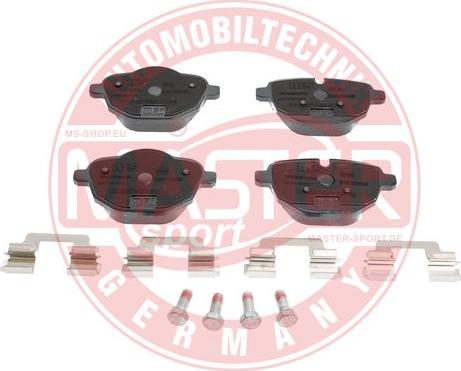 MASTER-SPORT GERMANY 13046027602N-SET-MS - Комплект спирачно феродо, дискови спирачки vvparts.bg