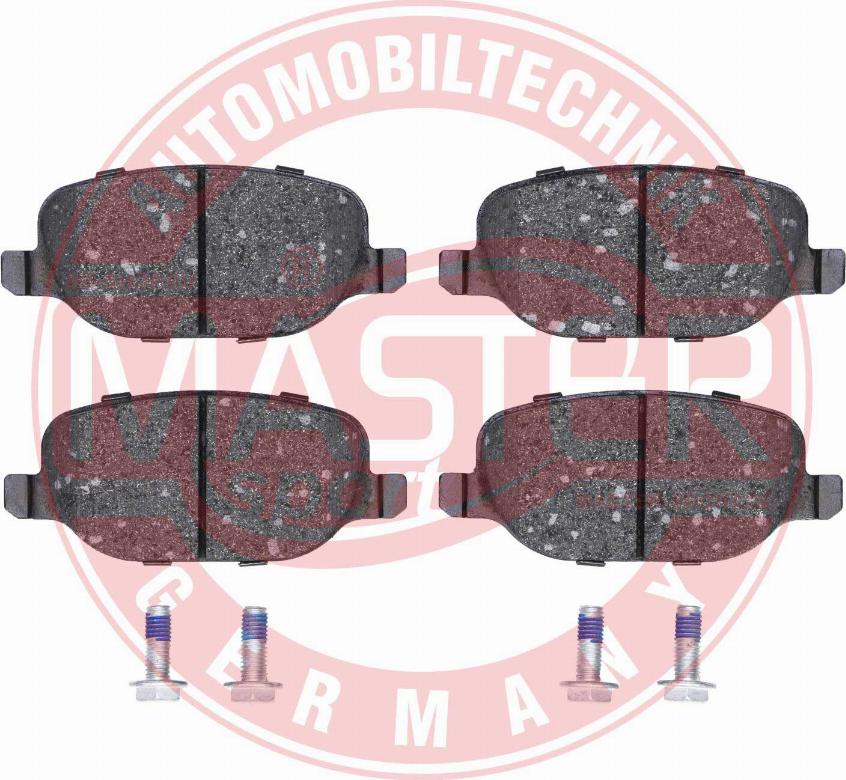 MASTER-SPORT GERMANY 13046027072N-SET-MS - Комплект спирачно феродо, дискови спирачки vvparts.bg