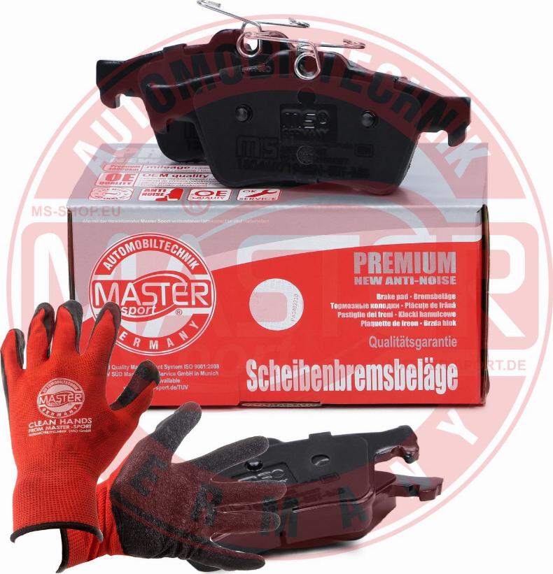 MASTER-SPORT GERMANY 13046071942N-SET-MSP - Комплект спирачно феродо, дискови спирачки vvparts.bg