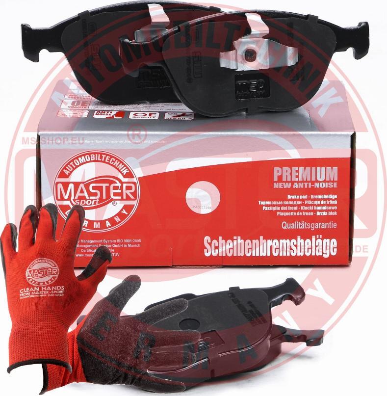 MASTER-SPORT GERMANY 13046071862N-SET-MSP - Комплект спирачно феродо, дискови спирачки vvparts.bg