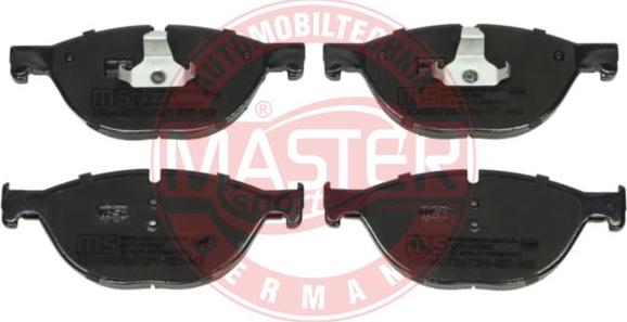 MASTER-SPORT GERMANY 13046072672N-SET-MS - Комплект спирачно феродо, дискови спирачки vvparts.bg